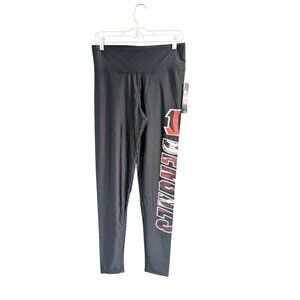 Zubaz NFL Apparel Women's Large Cincinnati Bengals Spellout Leggings NWT